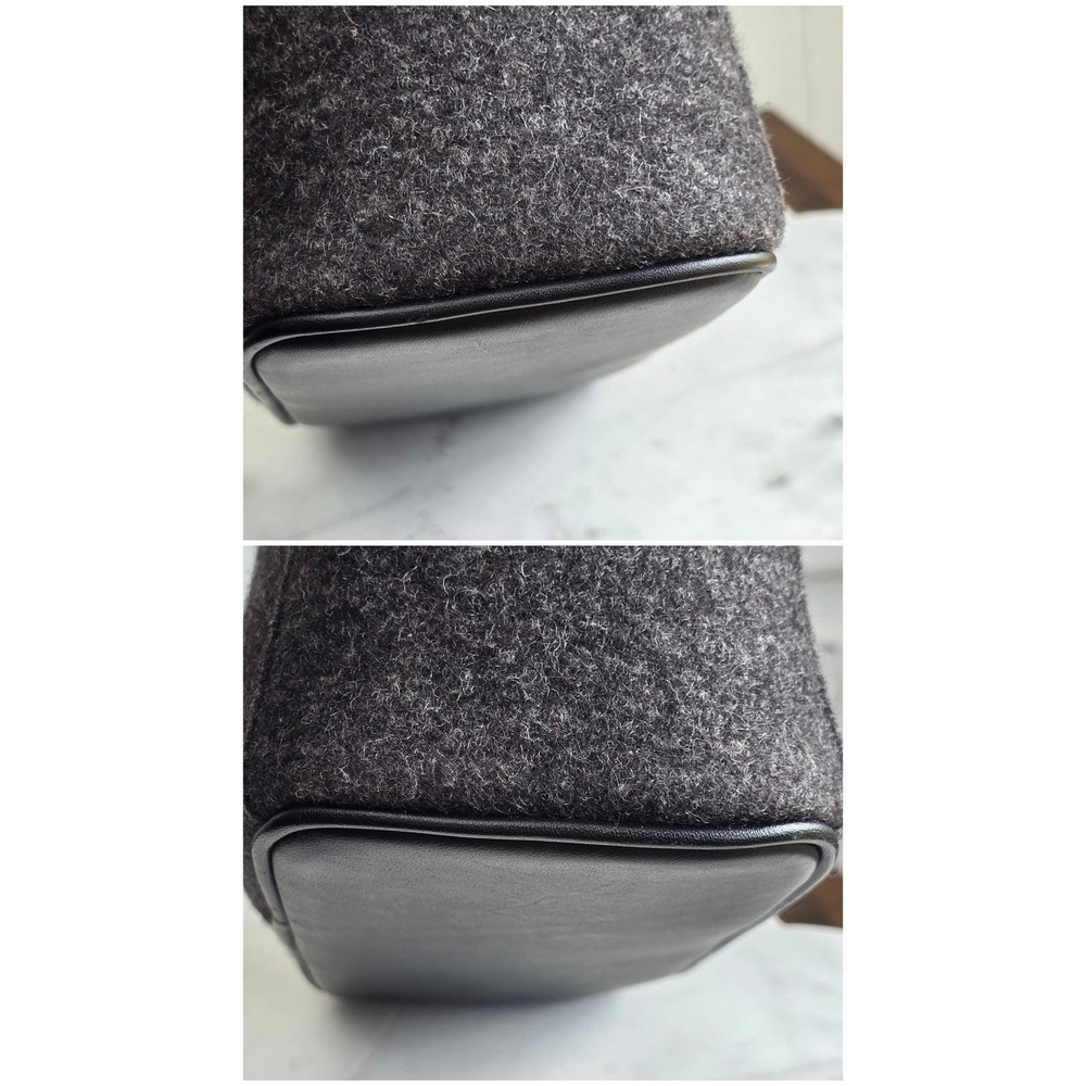 Coach 8189 Vintage Japan Exclusive Wool Felt Mini Tote Bag Rare - Picture 8 of 12